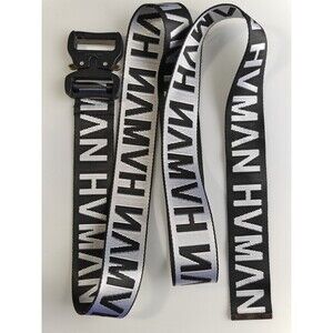 Cult of Individuality Belt White Black Men's 60"